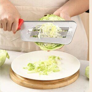 2 Pack Stainless Steel Cabbage Shredder Slicer – Coleslaw Cutter Kitchen Lettuce